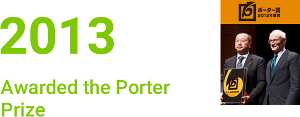 2013 Awarded the Porter Prize